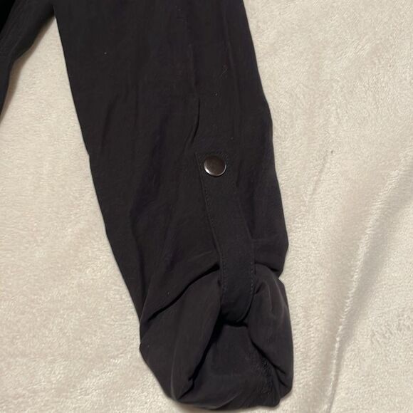 Nine West- Drapey Utility Jacket in Mineral Black- Zip Closure- Size X-S- NWT - Picture 8 of 14